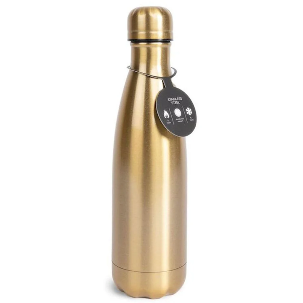 Sagaform Stålflaske 8/16H 50 Cl Guldfarvet