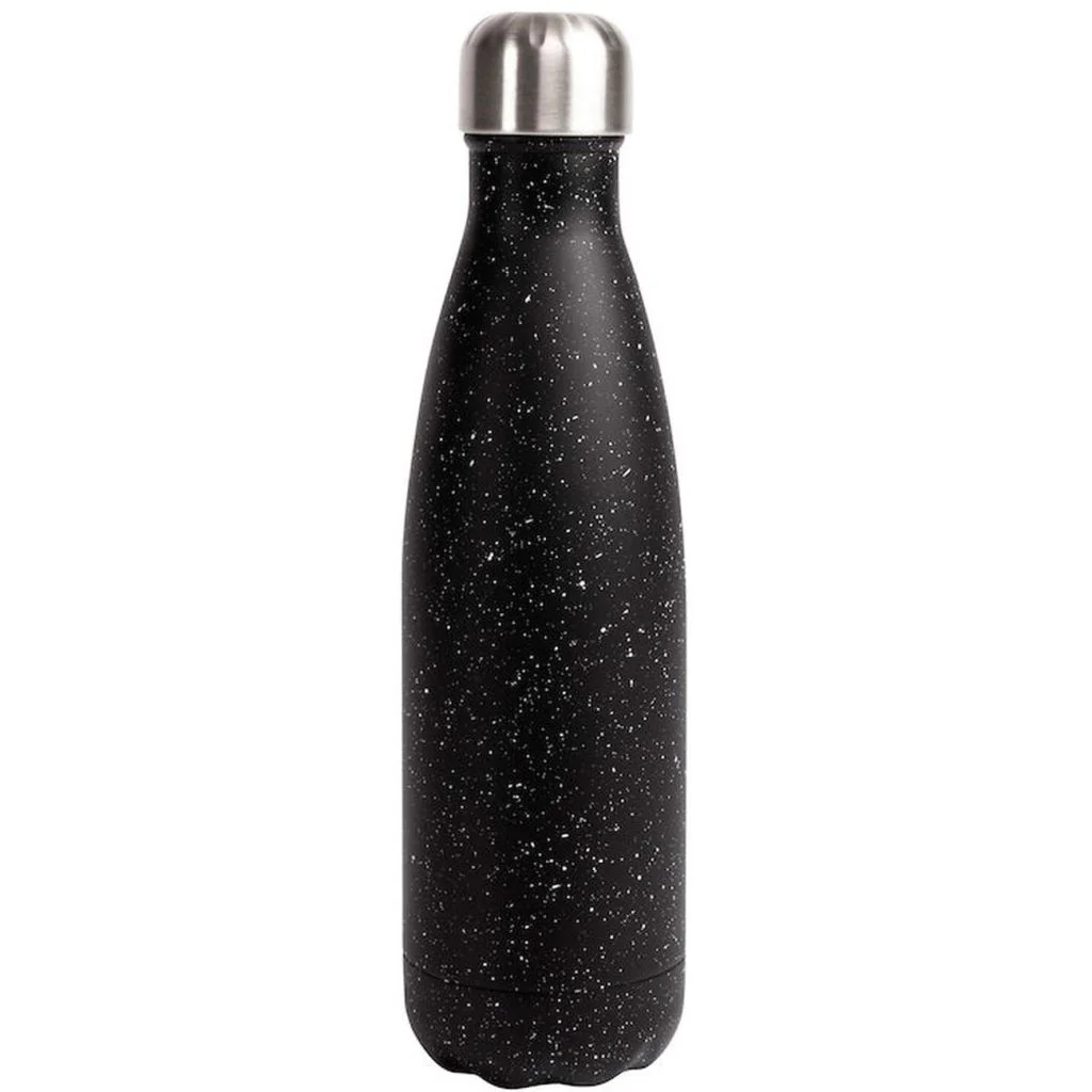 Sagaform Nils Stålflaske Sort/Hvid