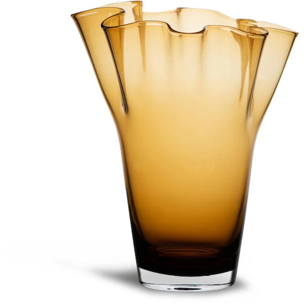 Sagaform Viva Vase Stor (4) Amber