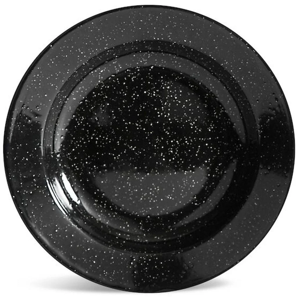 Sagaform Doris Emaljeplade (12) Sort