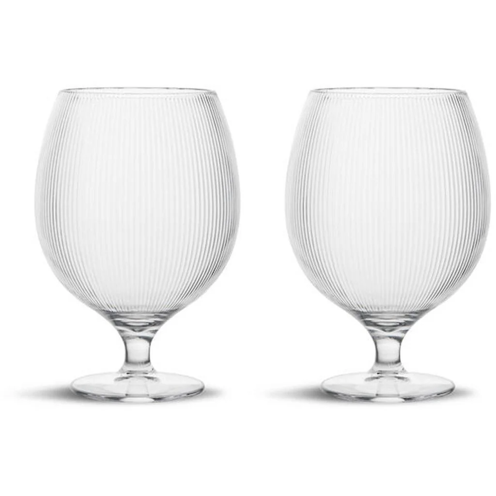 Sagaform Billi Ølglas 2-Stk - Klar genbrugsplast