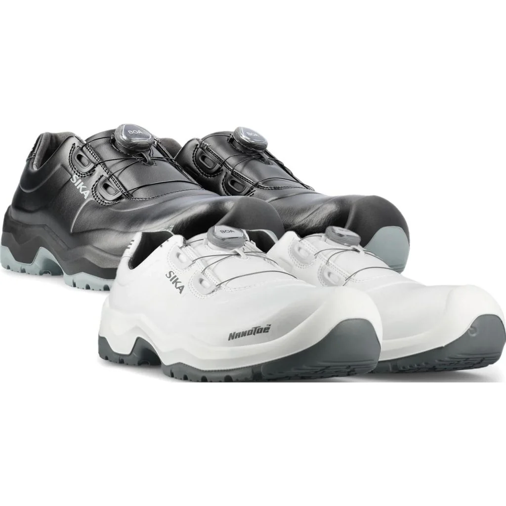 Sika 202221 Primo 1.1 S2 SRC Sikkerhedssko med ekstra skridhæmmende og rengøringsvenlig sko med BOA® Fit System og Nanotoe™.
