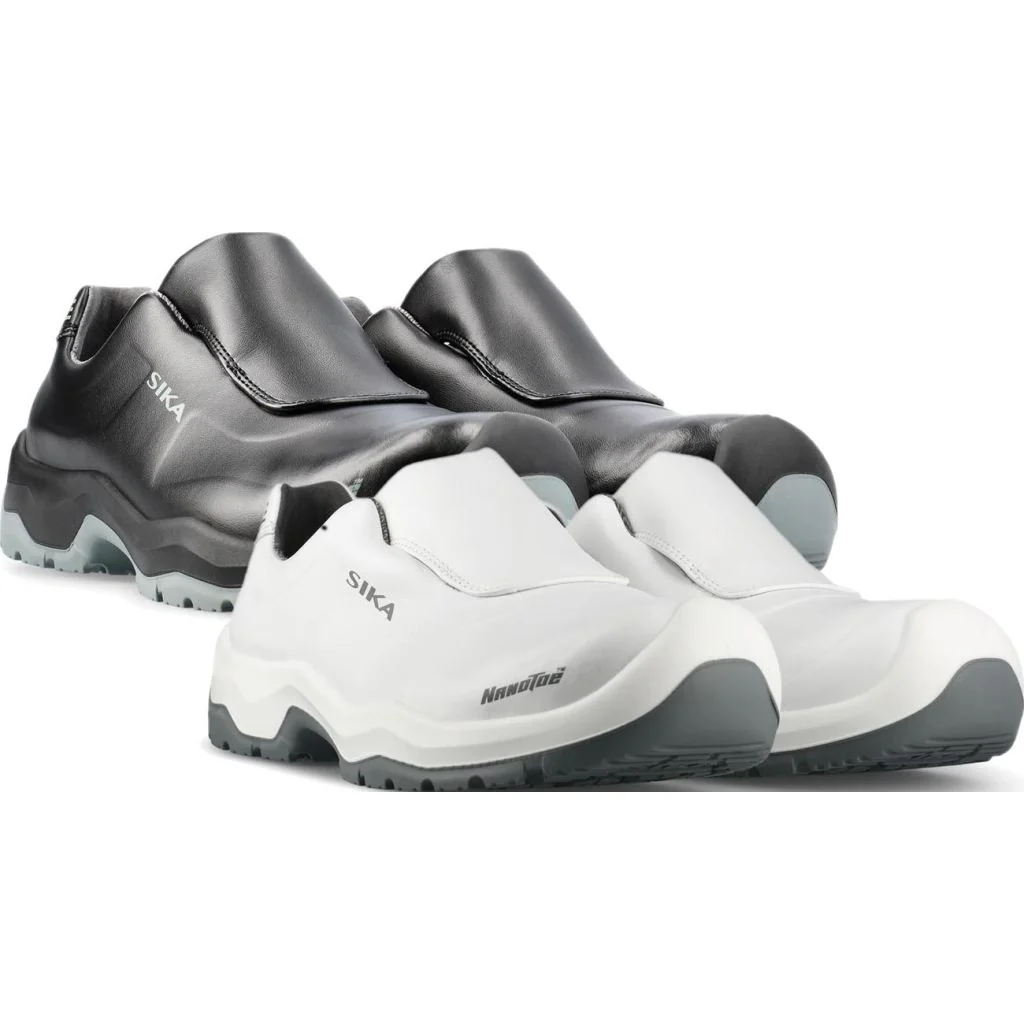 Sika 202411 First 1.1 S2 sikkerhedssko / Ekstra skridhæmmende og rengøringsvenlig hyttesko
