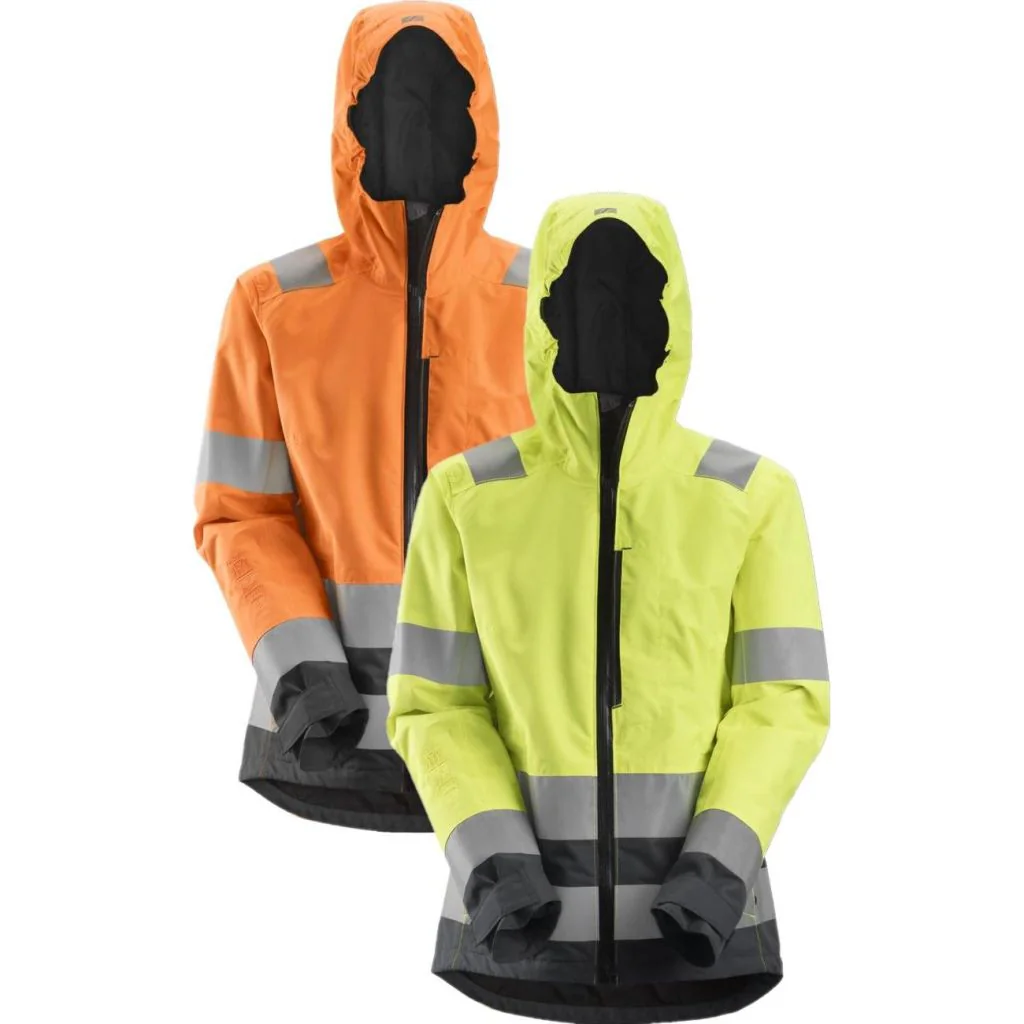 Snickers 1347 high-vis vandtæt dameskaljakke, klasse 2/3 / Arbejdsjakke