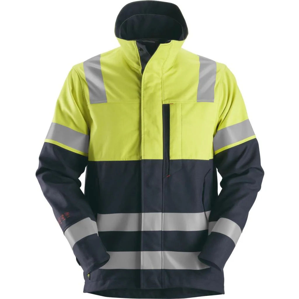 Snickers 1560 protecwork, high-vis jakke, klasse 1 / Arbejdsjakke