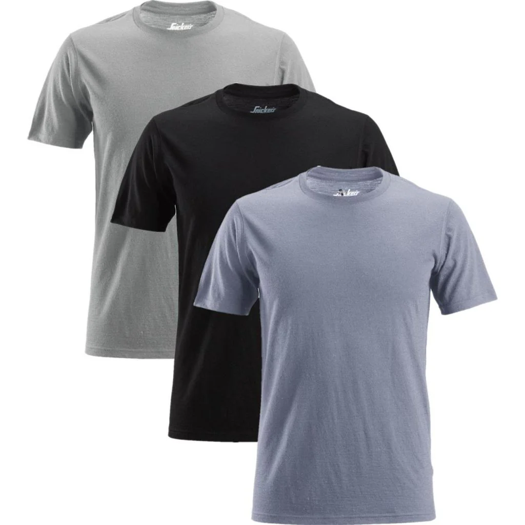 Snickers 2527 allroundwork, uld t-shirt / Arbejds T-shirt