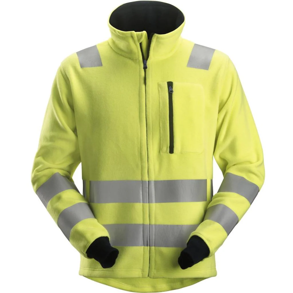 Snickers 2860 protecwork, high-vis fleecejakke, klasse 3 / Jakke / Arbejdsjakke