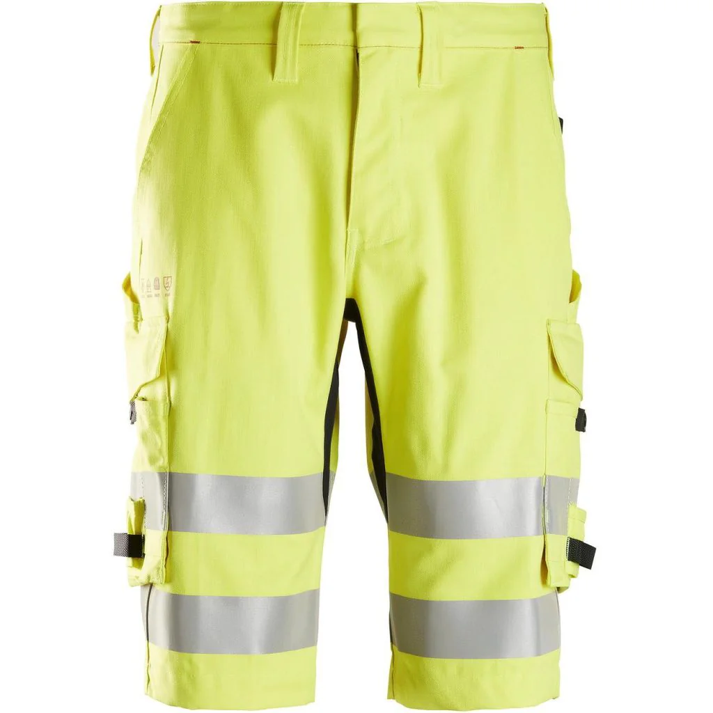 Snickers 6160 protecwork, high-vis shorts, klasse 1 / Arbejdsshorts