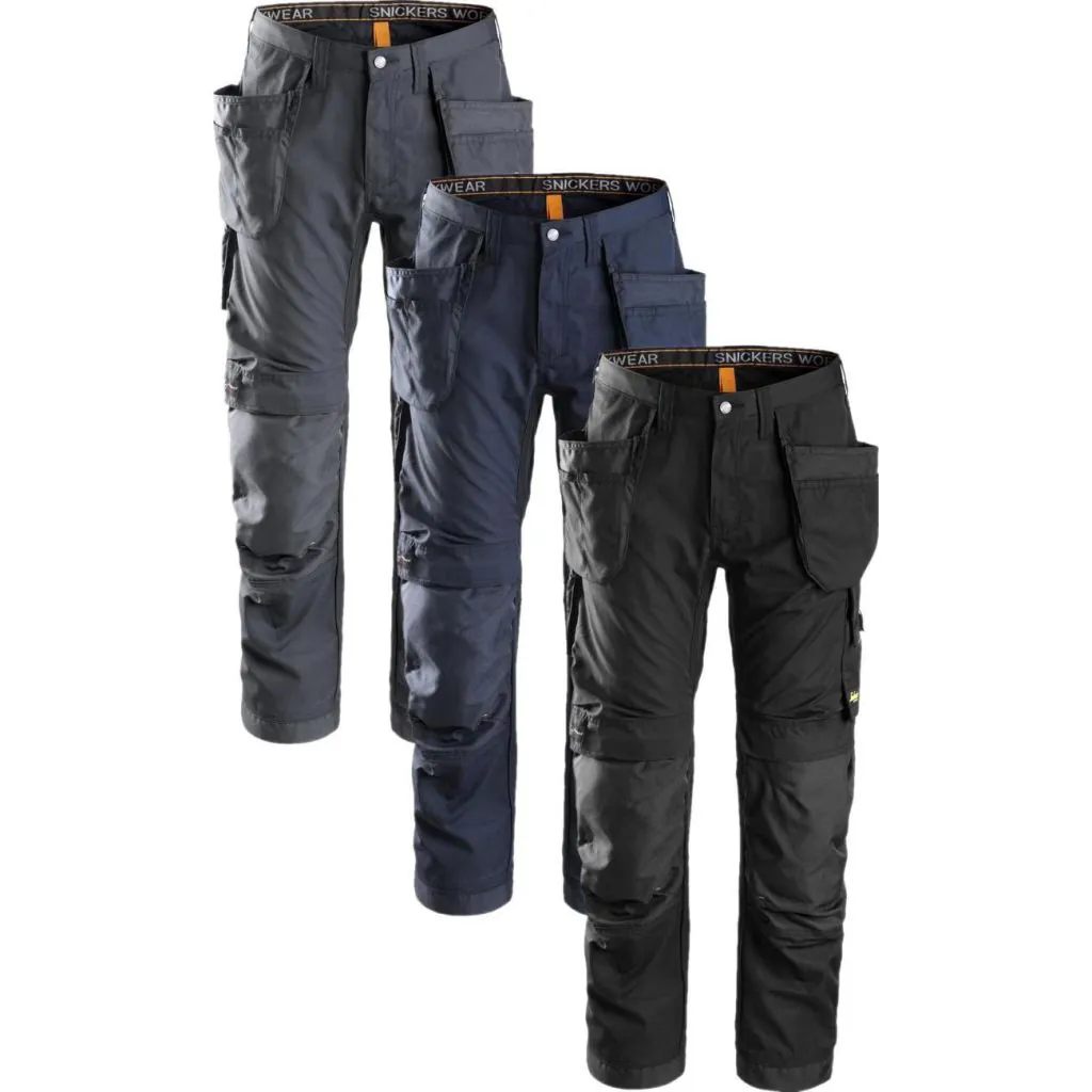 Snickers 6201 allroundwork, arbejdsbukser med hylsterlommer / Hængelommer