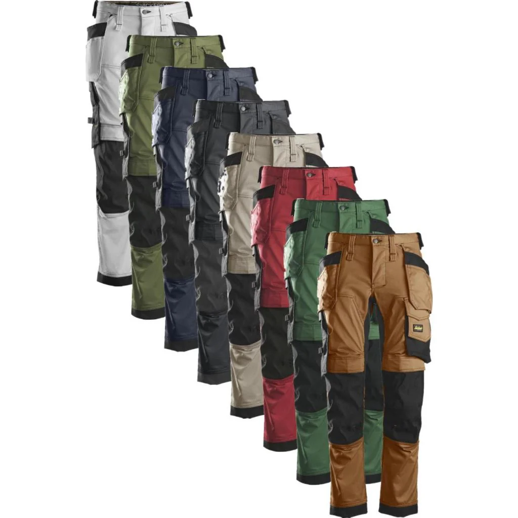 Snickers 6241 allroundwork, arbejdsbukser med stretch, hylsterlommer / Hængelommer
