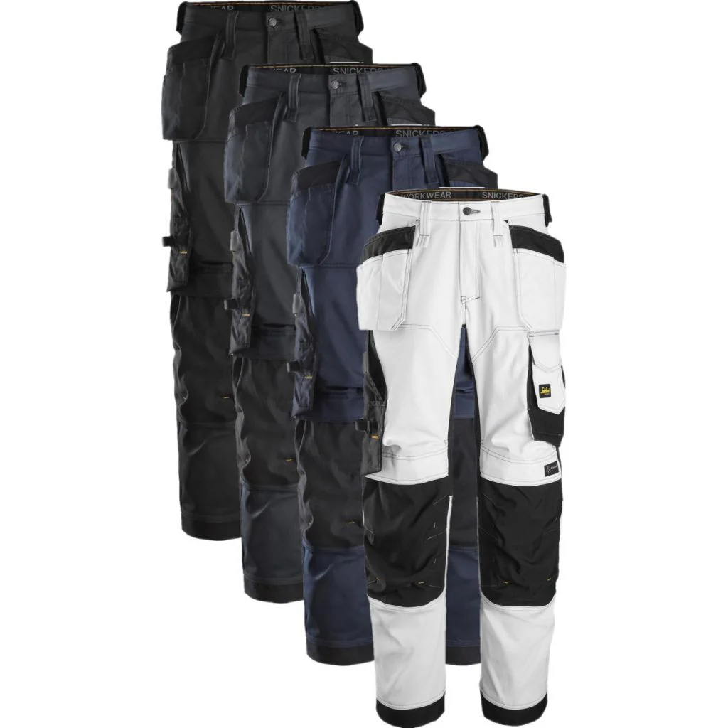 Snickers 6251 allroundwork, stretch arbejdsbukser med loose fit og hylsterlommer / Hængelommer