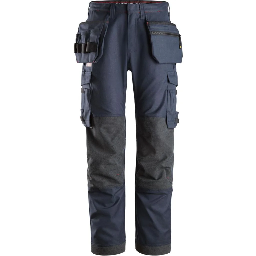 Snickers 6262 protecwork, arbejdsbuks med hylsterlommer og ens lårlommer / Hængelommer