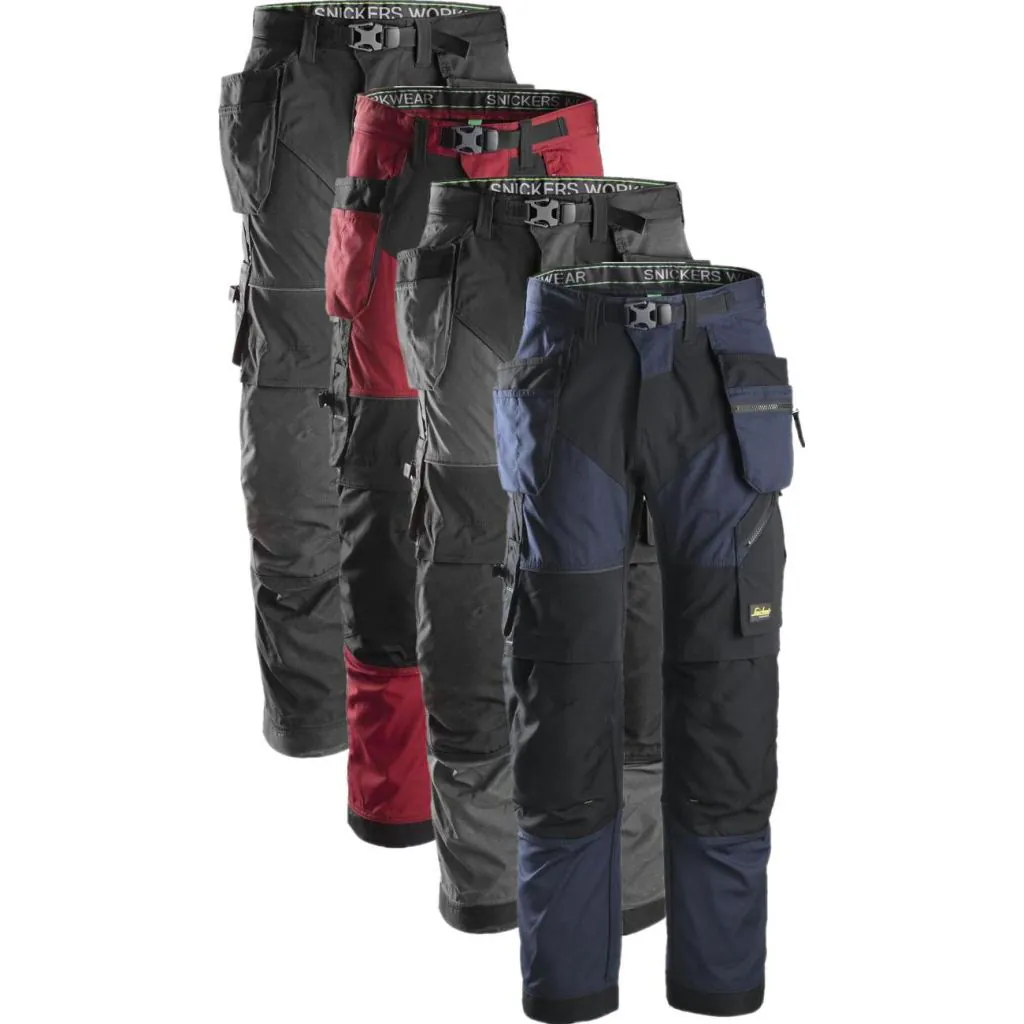 Snickers 6902 flexiwork, arbejdsbukser+ med hylsterlommer / Hængelommer