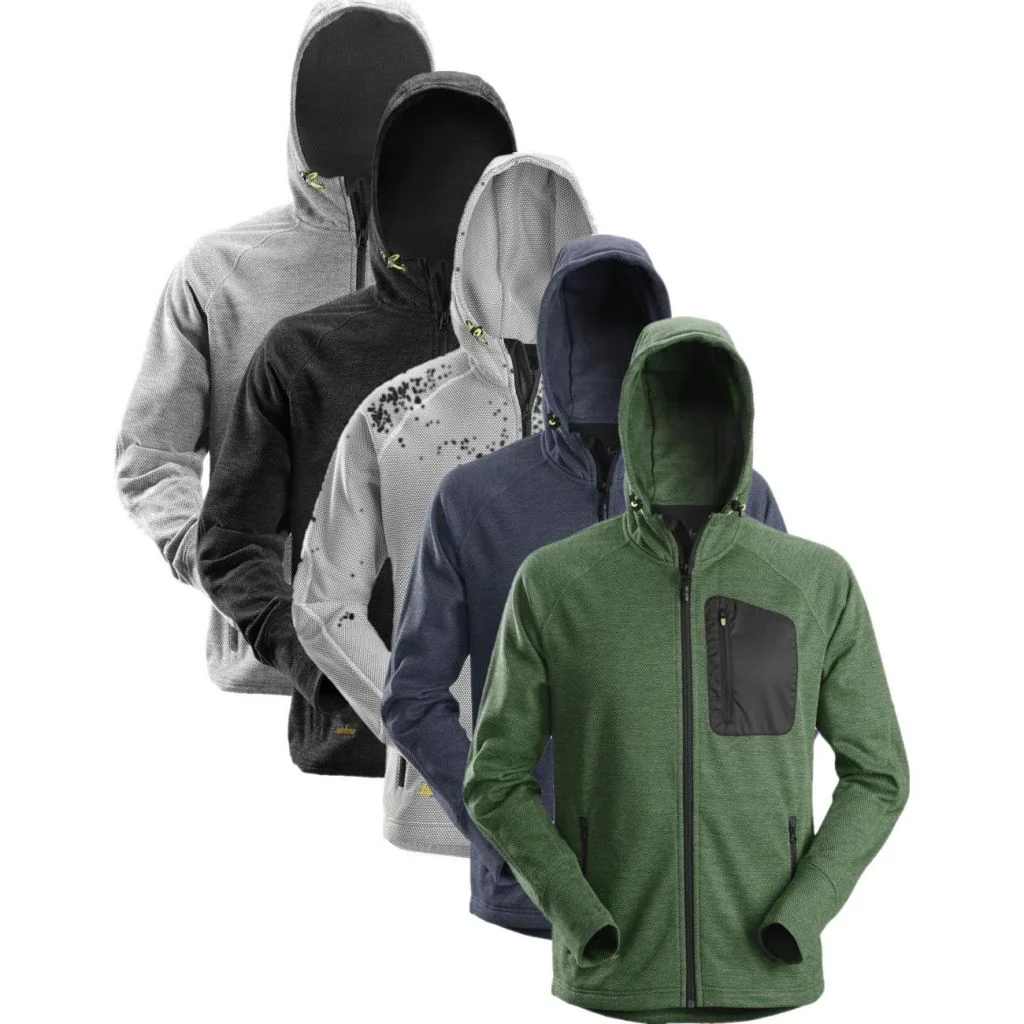 Snickers 8041 flexiwork, hættetrøje i fleece / Hoodie / Trøje