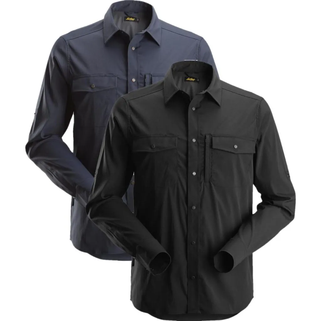 Snickers 8521 litework, svedtransporterende skjorte med lange ærmer / Arbejdsskjorte