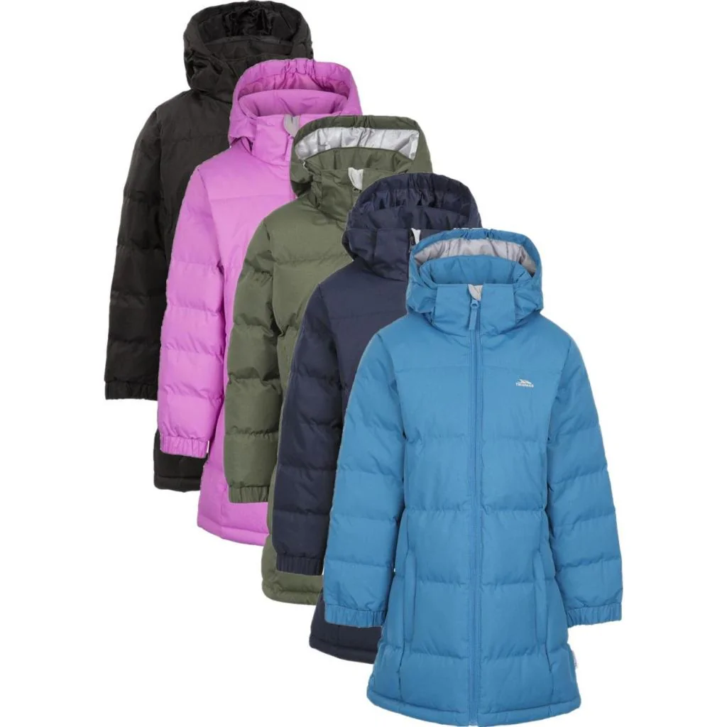 Trespass tiffy - female jkt / pige børnejakke med hætte