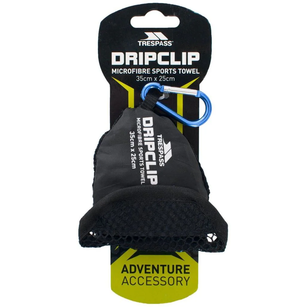 Trespass dripclip - microfibre towel keyring 