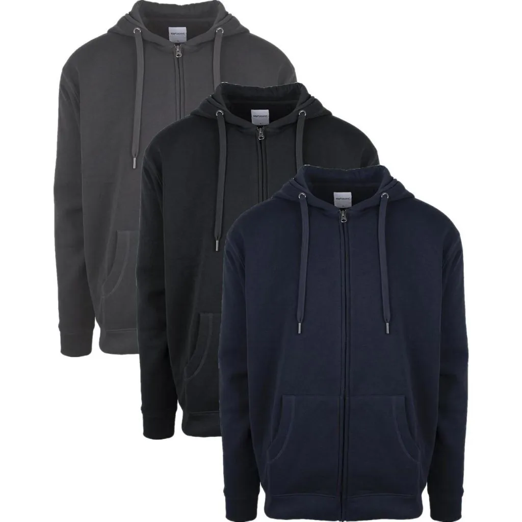 YOU Brands Unisex Organic Hættetrøje GOTS M Lynlås 6522 