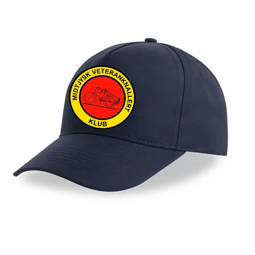 Midtjysk Veteranknallert Klub Caps ( Incl. Midtjysk Veteranknallert Klub logo )