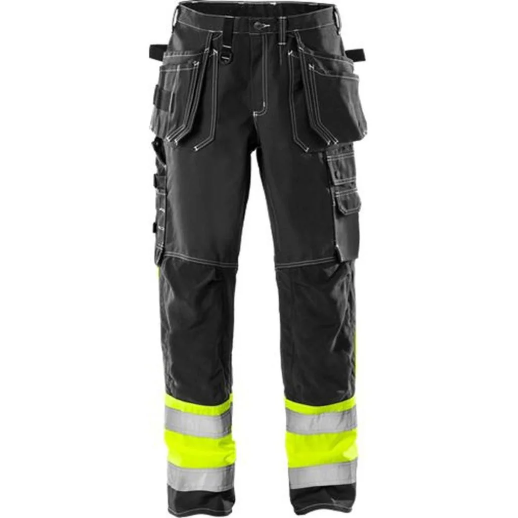 Fristads 100279 Hi Vis Håndværkerbukser kl.1 247 / Arbejdsbukser
