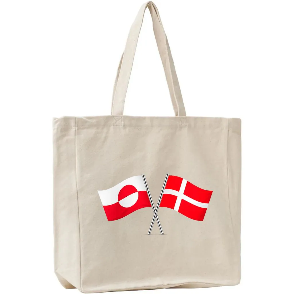 Danmark & Grønland Mulepose – Flag Design | Vores Kongerige