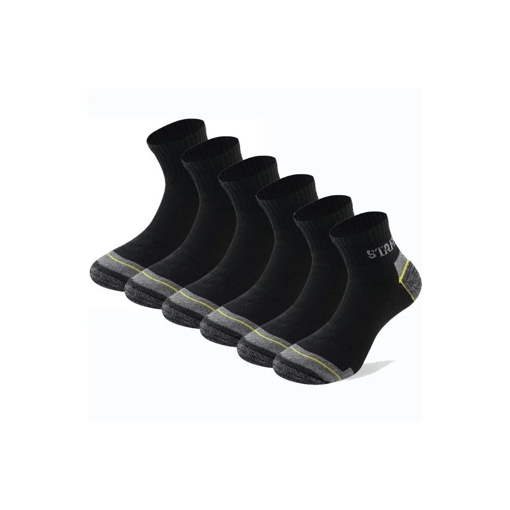 Lenz 486 Staff short cuff Basic Worker Quarter kortskaftet strømper / arbejdsstrømper, 3-pak