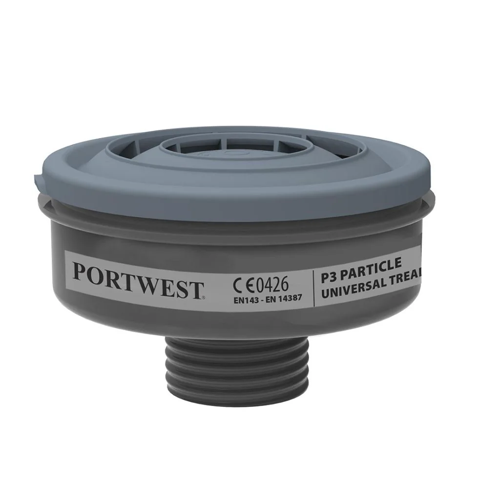 Portwest P946 P3 Partikelfilter Universal Gevind ( kasse á 6 stk )
