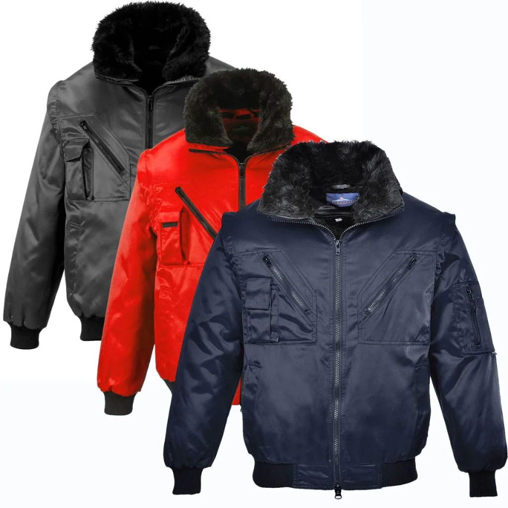 Portwest PJ10 Pilotjakke / Jakke med aftagelige ærmer