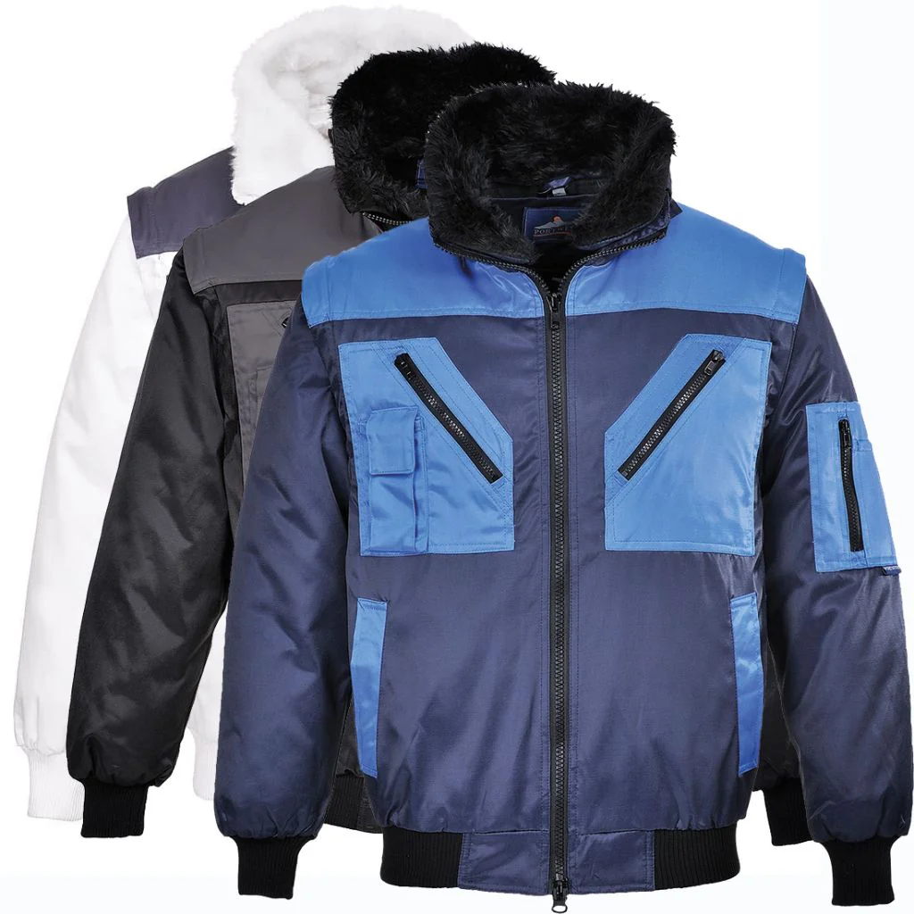 Portwest PJ20 - 2 farvet pilot jakke / arbejdsjakke
