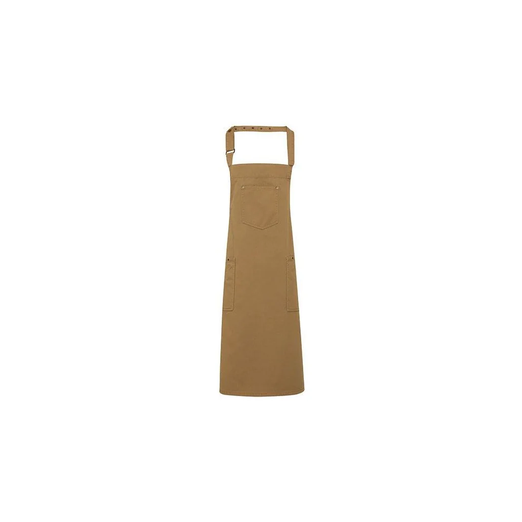 Premier Workwear PW132, Forklæder Cotton Chino Bib Apron