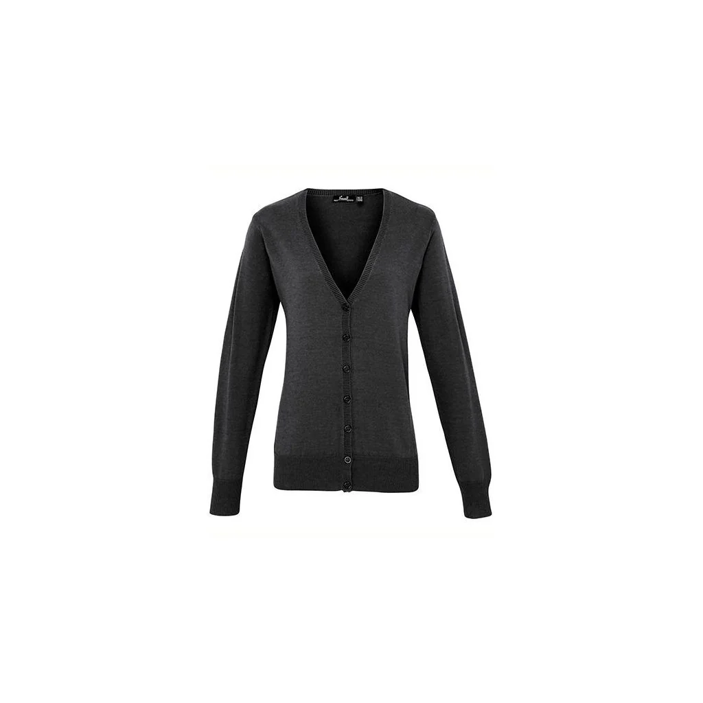 Premier Workwear PW697, Cardigans Women´s Button Through Knitted Cardigan