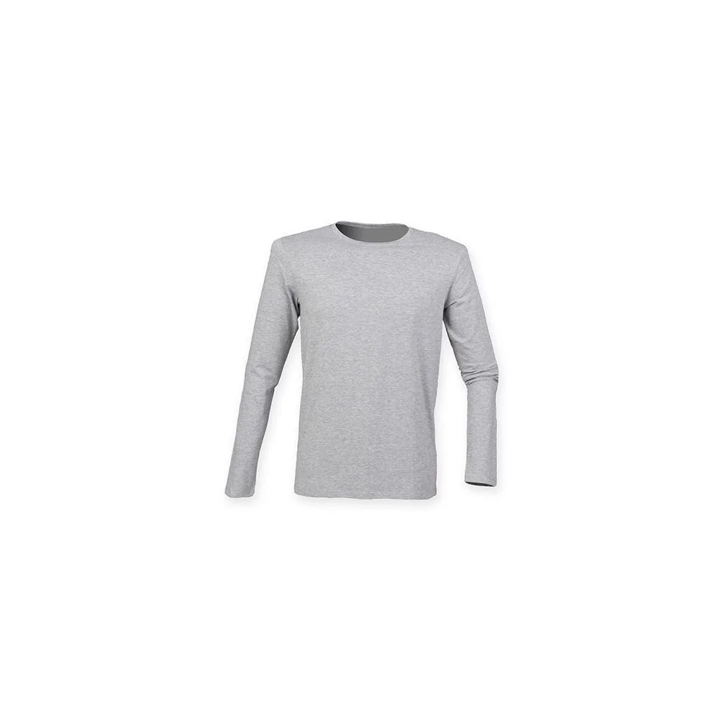 SF Men SFM124, T-shirts Men´s Feel Good Long Sleeved Stretch T