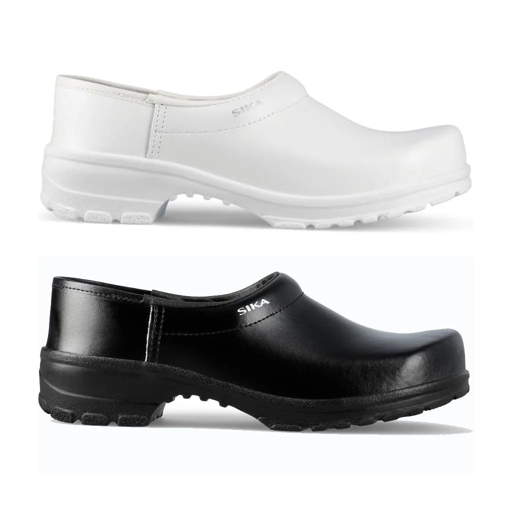 Sika 125 Comfort Kaptræsko OB SRC Robust træsko med bred pasform - sort