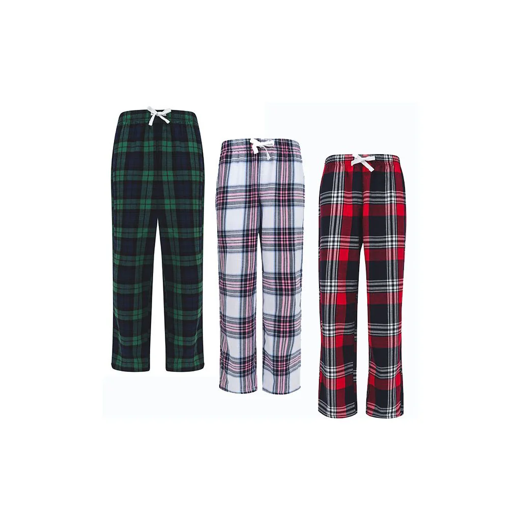 SF Minni Børne Tartan Pyjamasbukser SM83