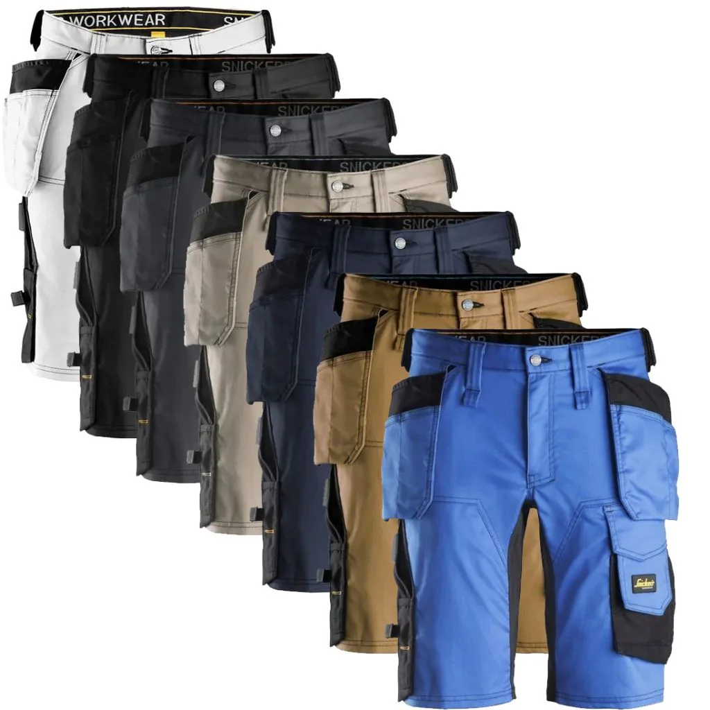 Snickers 6141 Stretch shorts med hængelommer - AllroundWord - Håndværkershorts