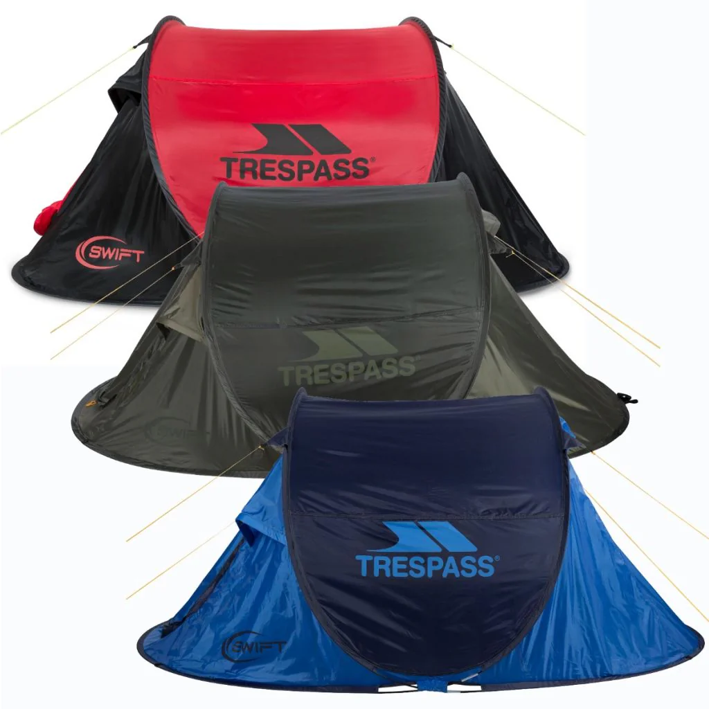 Trespass 2-person Pop up telt  SWIFT2