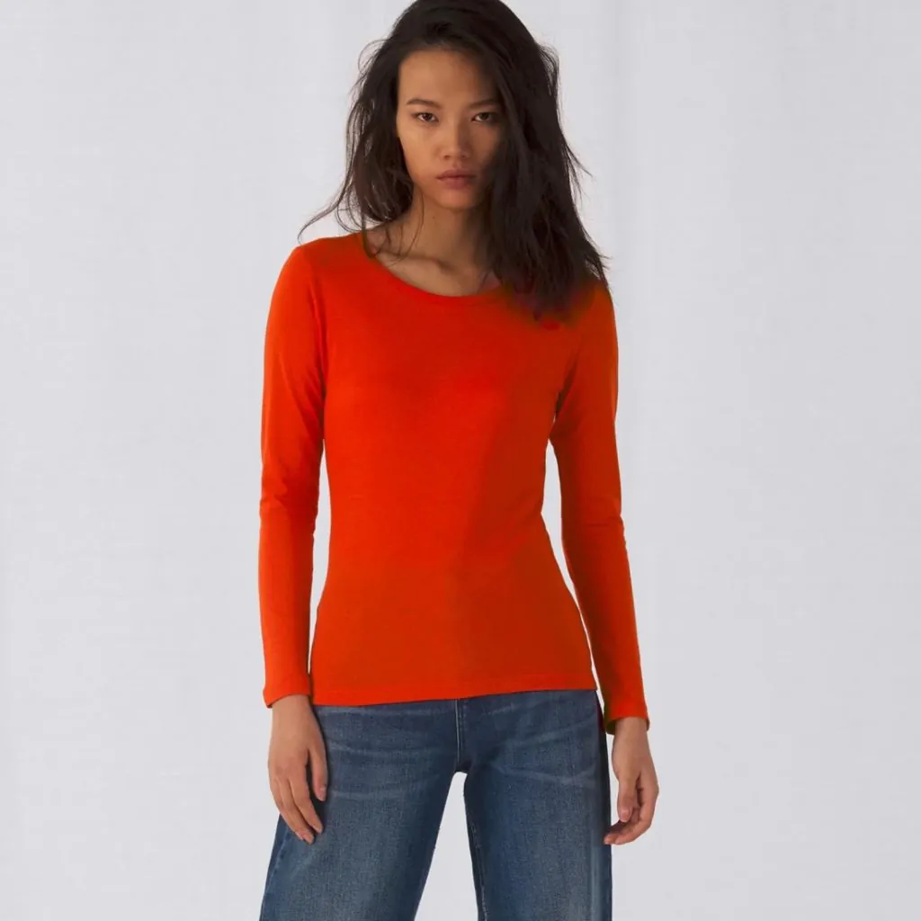 B&C Dame Langærmet T-shirt TW071