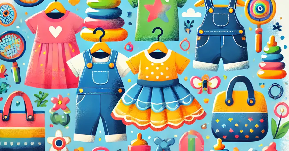 T-shirt til baby i blød bomuld med farverige motiver og komfortabel pasform