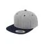 heather grey/navy