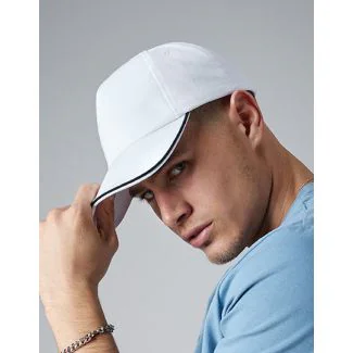 Beechfield CB25c, Caps Authentic 5 Panel Cap - Piped Peak