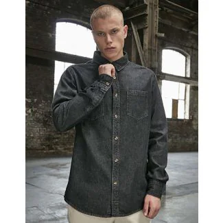 Build Your Brand BY152, Skjorter Denim Shirt