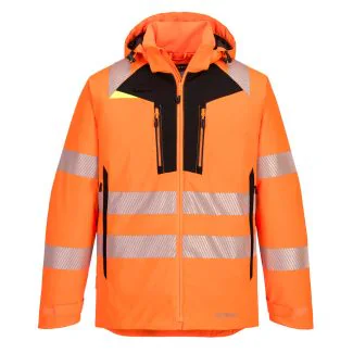 Portwest DX461 DX4 hi-vis vinter jakke / Arbejdsjakke med 4-vejs stretch