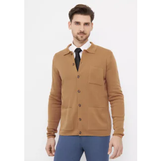 Clipper 50318 manchester cardigan polo collar Herre
