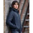 Tee Jays Dame Quiltet jakke TJ9611, Jakker Women´s Hooded Outdoor Crossover Jacket