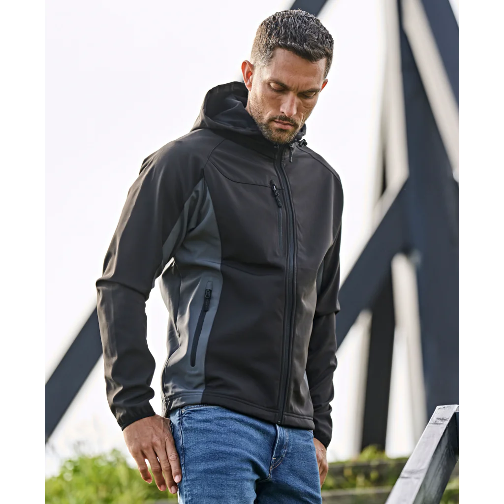 Tee Jays 9514 Herre Softshelljakke, Jakker Hooded Lightweight Performance Softshell