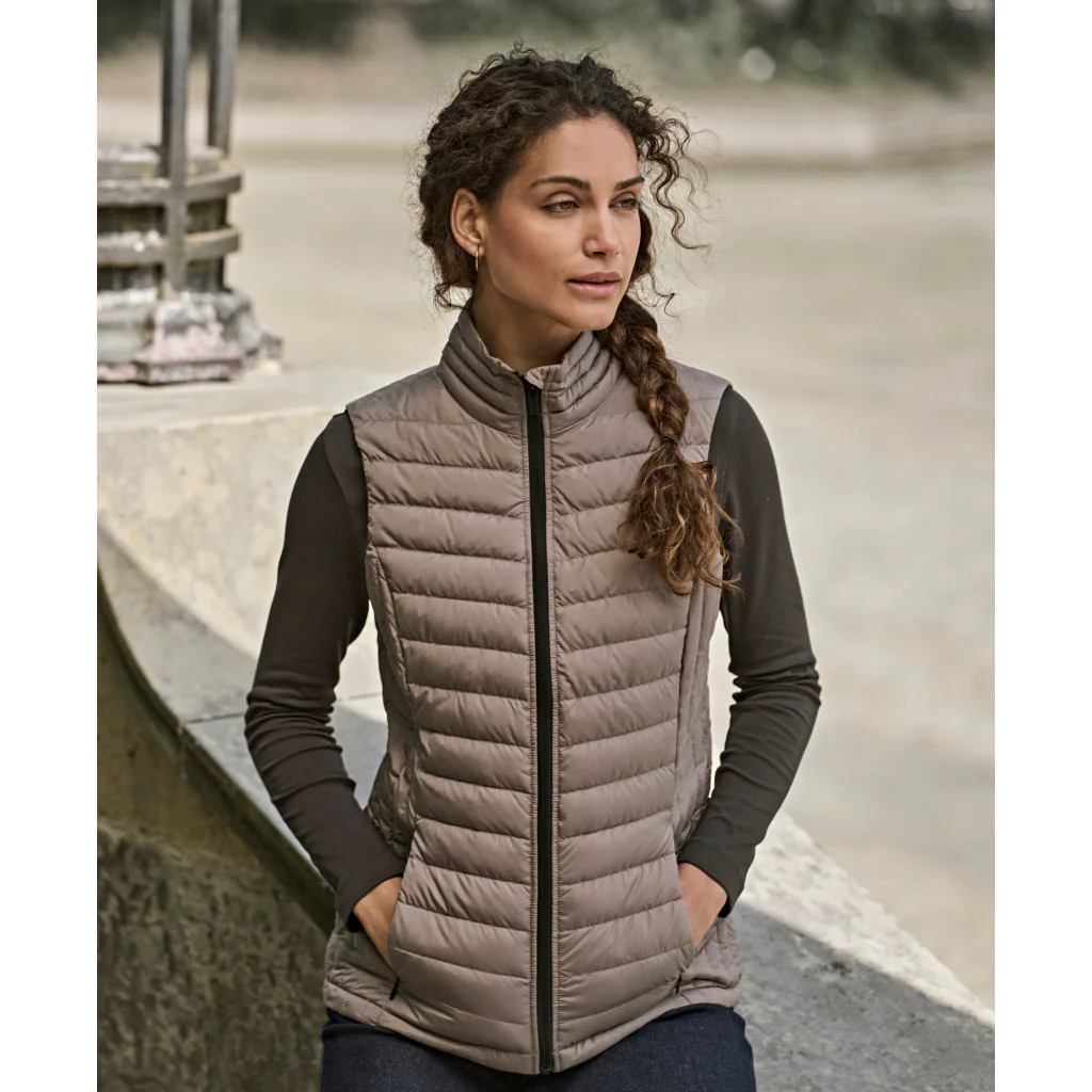 Tee Jays 9633 Dame Quiltet vest, Zepelin Bodywarmer