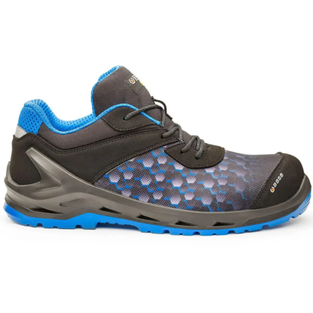 Sikkerhedssko m. Snørebånd Blue Shoe S3 ESD SRC