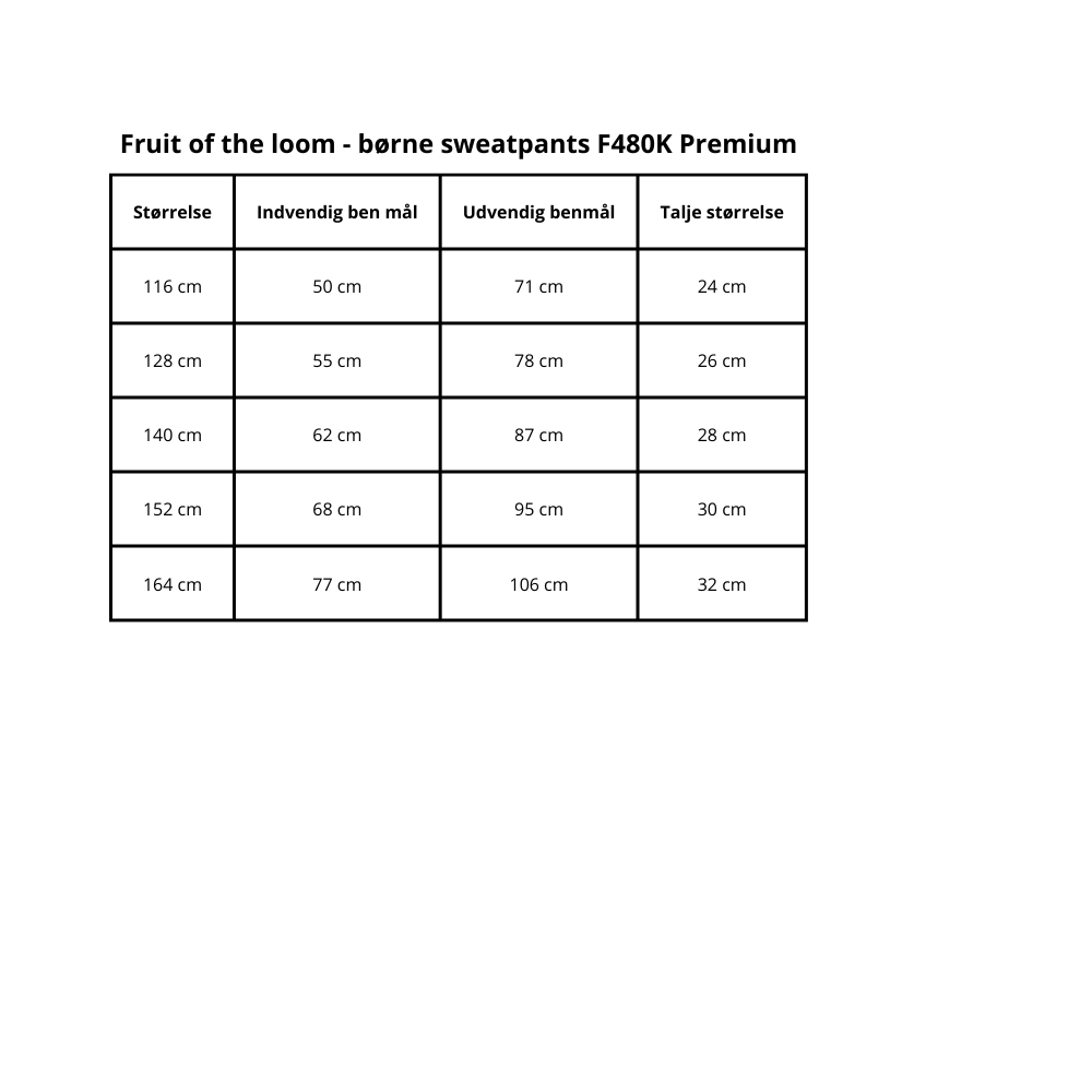 Fruit of the Loom sweatpants