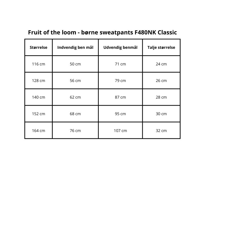 Fruit of the Loom sweatpants